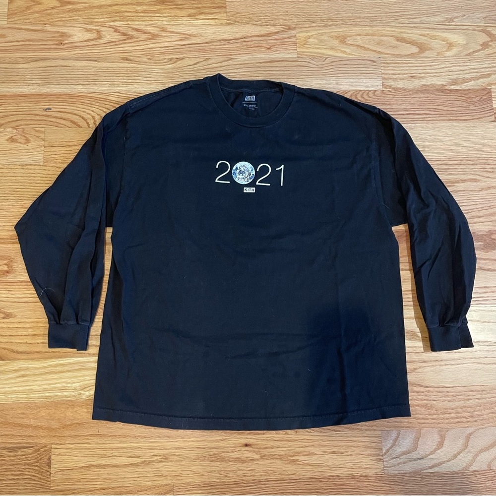 KITH Earth Day 2021 Volunteer Long Sleeve Shirt Size XXL